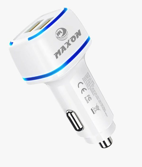 Maxon G-04 Led Android Car Charger 2usb Post,for Android Mobile,micro Cable,best For Traveling